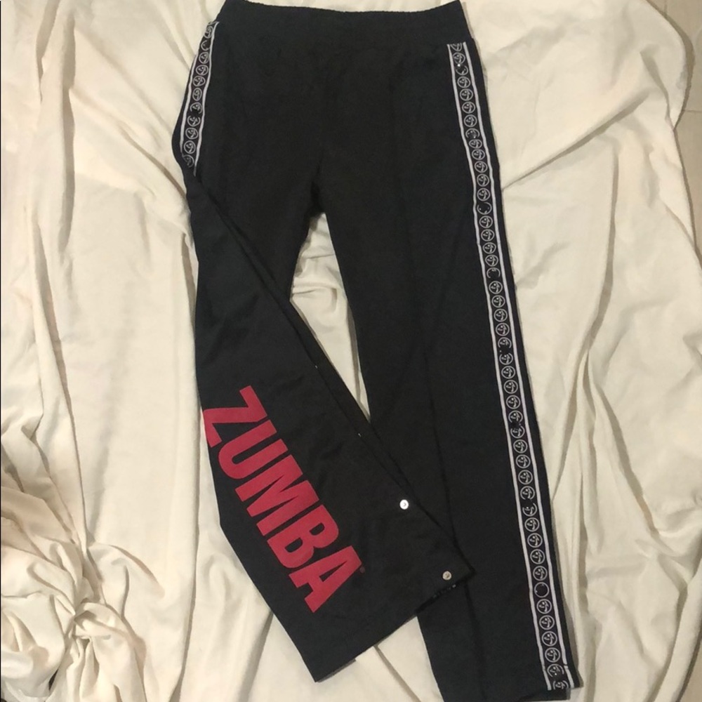 Zumba side snap button pants